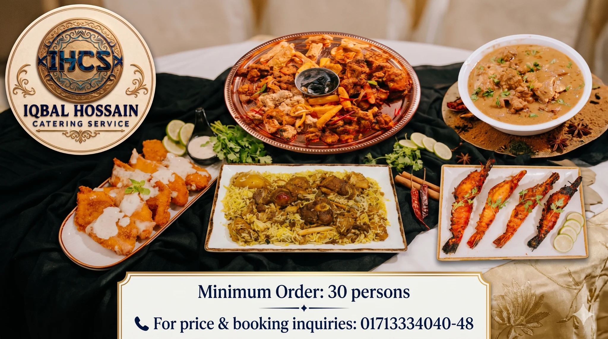 Premium food platter by Iqbal Hossain Catering Service
