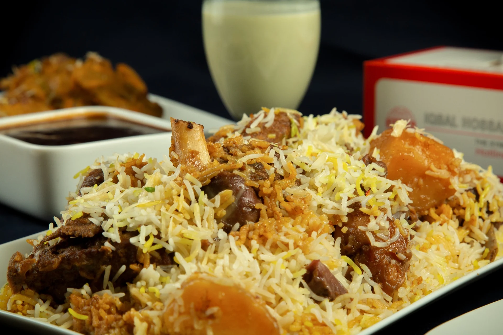 Kacchi biryani menu